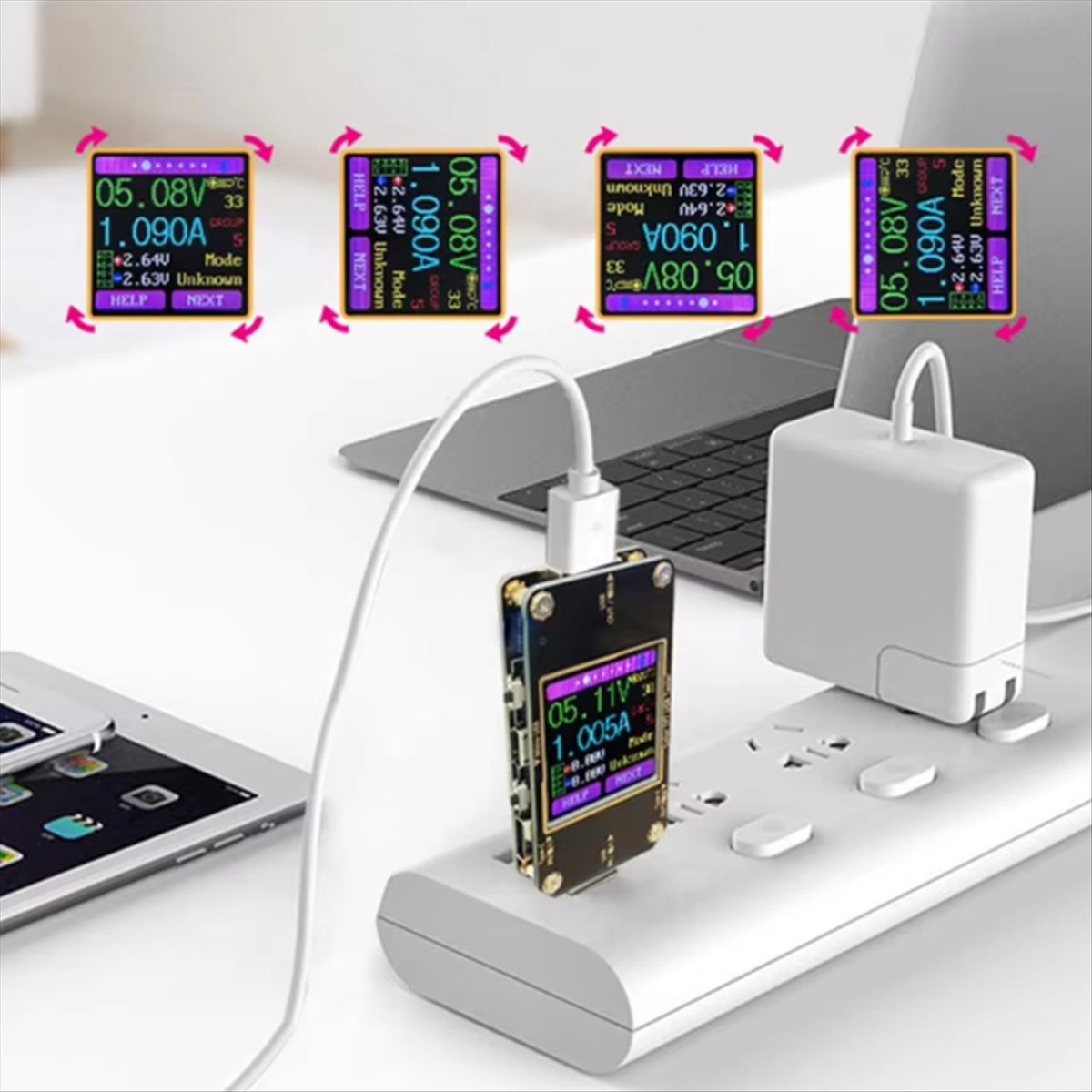 Power Supply Tester - Medidor de Potencia A99X con Pantalla
