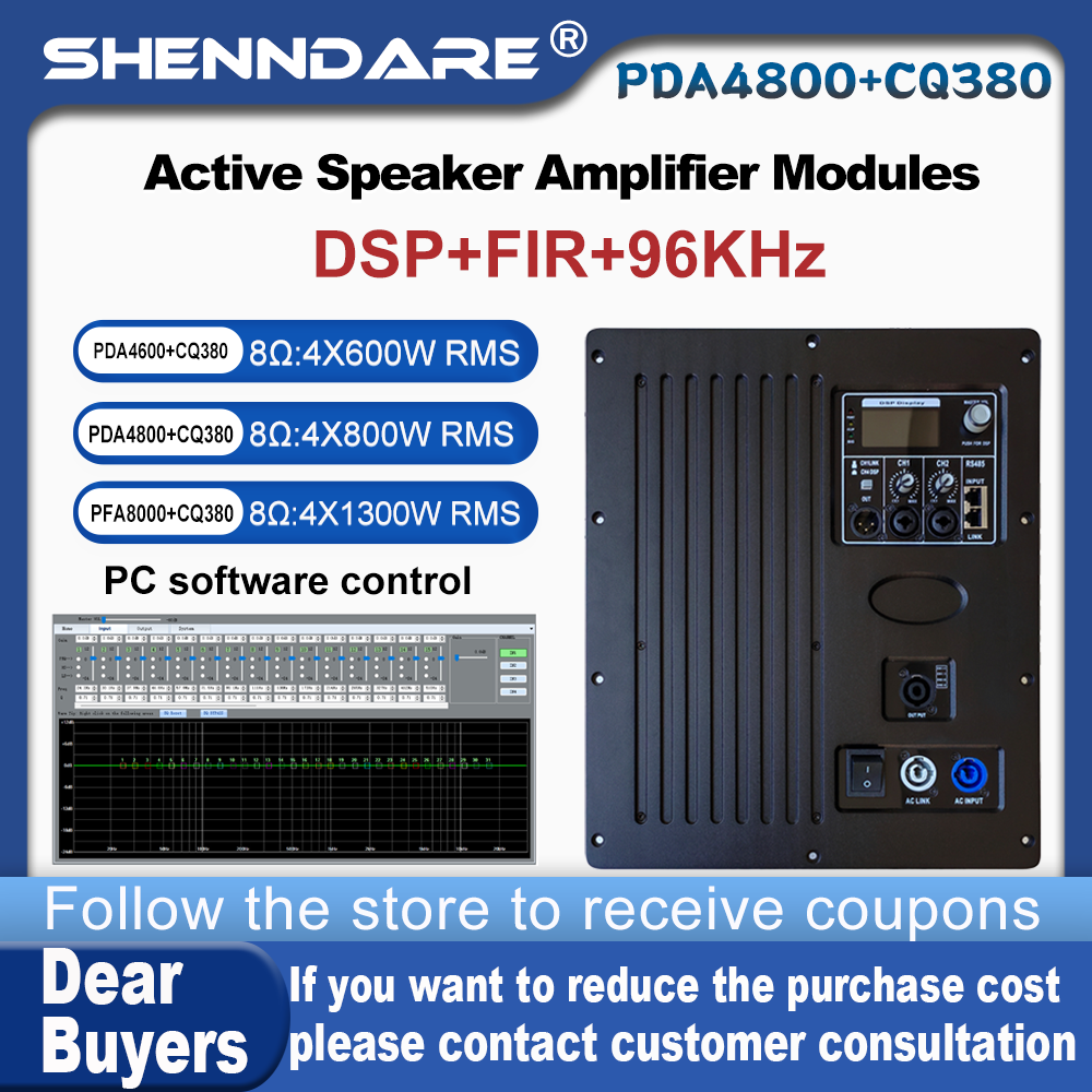 Modular Power Supply - Amplificador de potencia digital profesional SenMicre