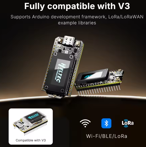 Módulo Heltec WiFi LoRa 32 V4  - Modular Power Supply reseña y precio