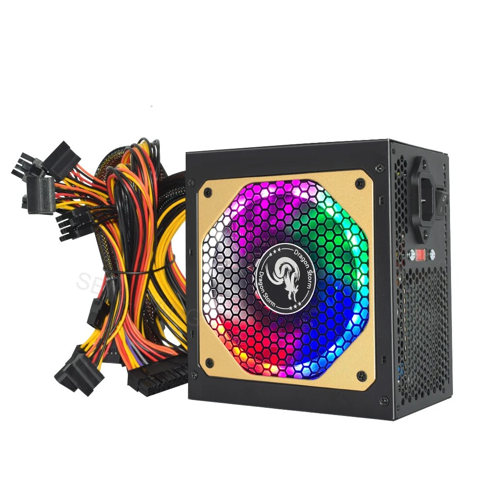 ATX 400W 600W 110-230V RGB 12V - Power Supply 650W reseña y precio